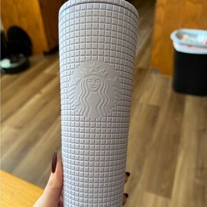 Starbucks 2021 Matte Lilac Grid Soft Touch Tumbler